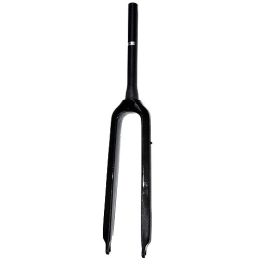 LHHL Spares LHHL 26 / 27.5 / 29" Carbon Fiber Rigid Forks MTB Disc Brake Tapered Tube 1-1 / 8" Threadless Mountain Bike Front Forks QR 100X9mm Ultralight Bicycle Fork (Color : Black-Glossy, Size : 29")