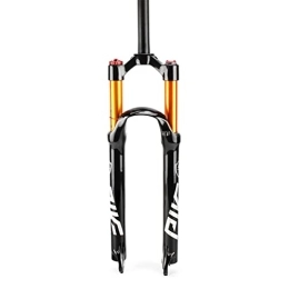 LHHL Spares LHHL 26 / 27.5 / 29 Inch MTB Air Suspension Fork Travel 120mm Mountain Bike Magnesium Alloy Suspension Fork Manual / Remote Lockout Bicycle Fork Straight Tube (Color : Manual Lockout, Size : 29 Inch)