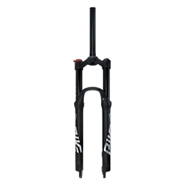 LHHL Mountain Bike Fork LHHL 27.5 / 29 Inch Mountain Bike Magnesium Alloy Suspension Fork Travel 140mm MTB Air Suspension Fork Manual / Remote Lockout Bicycle Fork Straight Tube (Color : Manual Lockout, Size : 27.5 Inch)