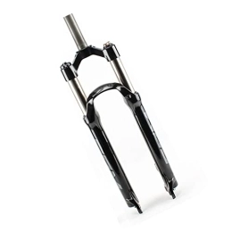 LHHL Spares LHHL Mountain Bike Suspension Fork 26" 27.5" 29inch XC Bike Spring Front Forks Manual Lockout Bicycle Forks 1 1 / 8”Straight Tube QR 9mm Travel 100mm HL MTB Fork (Color : Black+Grey, Size : 27.5")