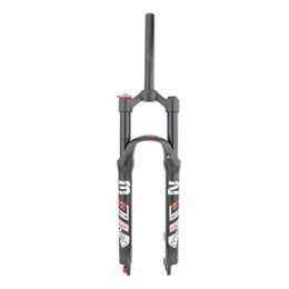 LHHL Spares LHHL MTB Air Suspension Fork 26" 27.5" 29" Mountain Bike Front Forks Travel 100mm Rebound Adjust Manual Lockout 1 1 / 8" Straight Tube QR 9mm For XC MTB (Color : Damping adjustment, Size : 26")