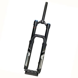 LHHL Spares LHHL MTB Air Suspension Fork 27.5" 29" XC Bicycle Front Forks Rebound Adjust Manual Lock Gas Fork Straight 1-1 / 8" Disc Brake 150mm Travel 110×15mm Axle (Color : Silver, Size : 27.5")