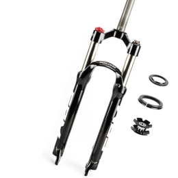 LHHL Spares LHHL MTB Front Forks 90mm Travel With Disc Brake 29 Inches Mountain Bike Air Suspension Fork HL QR 9mm*100mm 1-1 / 8" Straight Tube Bicycle Forks (Color : B, Size : 29 inch)