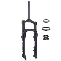 LHHL Spares LHHL Snow Bike Front Fork 26 Inch For 4.0" Tire E-bike 115mm Travel 135mm Spacing Hub 9mm QR Manual Lockout Mountain Bike Front Fork For Snow Beach XC MTB Bicycle (Color : Black, Size : 26inch)