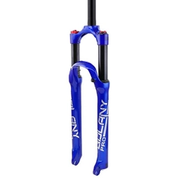 LIANG Spares LIANG Suspension Forks 26 Inch Bike Bicycle Front Fork, Shoulder Control Mtb Straight Tube Aluminum Alloy Shock Absorber Travel: 100mm 29inch blue