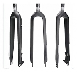liangzai Spares liangzai Fit For 3K Carbon Fiber Mountain Bike Fork 1-1 / 8" Rigid Disc Brake MTB Bicycle Forks 26 / 27.5 / 29er Straight Tube 28.6mm hilarity (Color : 26ER)