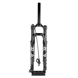 LICHUXIN Mountain Bike Fork LICHUXIN MTB Suspension Fork 26 / 27.5 / 29", Bicycle Pneumatic Front Fork Barrel Shaft with Damping Rebound Adjustment, Remote Control Lock, 116 / 117Mm Stroke, Disc Brake, 29