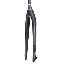 LIMB Spares LIMB Front Fork, Bicycle Hard Fork Disc Brake 26 Inch 27.5 Inch 29 Inch, Tapered Head Tube Mountain Bike Full Carbon Front Fork, Black-27.5inch