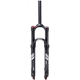 LIMQ Spares LIMQ Bike Suspension Fork 27.5 Inches Bicycle Bike Forks 1-1 / 8" 26" Disc Brake Damping Adjustment Unisex Travel 120mm Black, Black-26inch