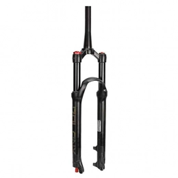 LIMQ Mountain Bike Fork LIMQ Cycling Suspension Fork Tapered Air Alloy Quick Release Fork For 26 27.5 29 Inch Disc Brakes Bike Matte Treatment, 29inch