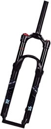 LIRONGXILY Mountain Bike Fork LIRONGXILY MTB Forks Bicycle Fork Mountain Bike Bicycle Mtb Fork, Travel 120Mm 26, 27.5 Inches Aluminum-Alloy Material Mtb Bicycle Suspension Fork Snow Bike Front Fork (Color : Black, Size : 26 inch)