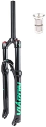 LIRONGXILY Mountain Bike Fork LIRONGXILY MTB Forks Bicycle Fork Mtb Fork 26 / 27.5 / 29 Inch Suspension, 1-1 / 8" Straight Manual Lockout Unisex For Mountain Bike (Size : 27.5 inches)