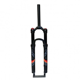 LIZCG Mountain Bike Fork LIZCG Cycling Suspension Fork 26 27.5 29 Inch Adjustable Damping Mountain Bike Air Front Fork Bicycle Shoulder Control Anti-rust Alloy MTB Air Fork Suspension Travel 120mm, 26in