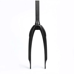 LIZCG Spares LIZCG Mountain Bike Fork Carbon Fiber Tapered Tube 20 Inch BMX Front Fork Performance Car 100 * 20mm Barrel Axle Version Bicycle Hard Fork