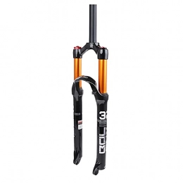 LIZCG Mountain Bike Fork LIZCG Travel 120mm Mountain Bike Front Fork 26 27.5 29 Inch Air Fork Suspension Damping Air Pressure Front Fork Bicycle Accessories, Straight Tube(HL), 29in