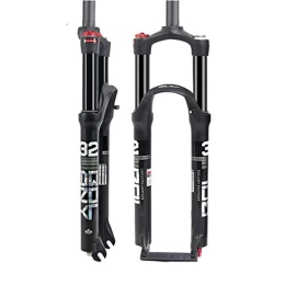 LJYY Mountain Bike Fork LJYY 26 27.5 29 Inch Air Fork Mountain Bike Bicycle MTB Fork Aluminum Alloy Shock Absorber Fork Shoulder Control Cone Tube 1-1 / 8" Travel:100mm