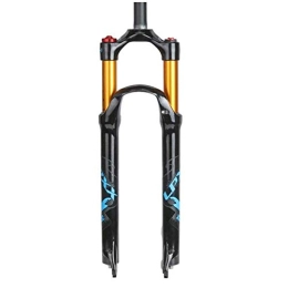 LJYY Mountain Bike Fork LJYY 27.5 Inch Bicycle Front Fork Magnesium Alloy MTB Suspension Fork Strong Structure Air Fork Bicycle Accessories Suspension Fork