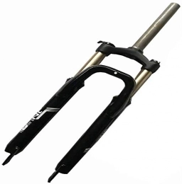 LLDKA Fork MTB Fork Before 26inch Iron Gras Lightweight Suspension Bike Bicycle forks Shock Rebound Adjust Dual Tube 80mm Right Shoulder,Black
