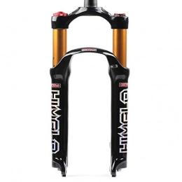 LLGHT Mountain Bike Fork LLGHT Bike Front Fork MTB Air Bike Suspension Fork 26 / 27.5 / 29 Inch Magnesium Alloy Bicycle Front Fork Straight 1-1 / 8" QR Wheel 1720g (Color : A-Bright, Size : 27.5inch)