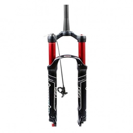 LLGHT Mountain Bike Fork LLGHT Bike Front Fork MTB Bicycle Fork 26 / 27.5 / 29 Inch Magnesium Alloy Bike Suspension Fork Air Mountain Bike Fork Rebound Adjustment QR (Color : Red-B, Size : 26inch)
