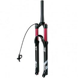 LLGHT Spares LLGHT Bike Front Fork MTB Bike Fork 26 27.5 29" Disc Brake Air Suspension Fork 1-1 / 8" and 1-1 / 2" QR 9mm with Rebound Adjustment 100mm Travel Ultralight (Color : Cone RL, Size : 29 inch)