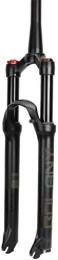 Lloow Spares Lloow Bicycle fork Air fork Bicycle Suspension Fork MTB Suspension 27.5"29" Mountain Bike Air Suspension Air Fork Superlight Feather Route: 100 mm Tapered Tube, A, 27.5 inch
