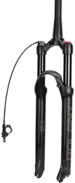 Lloow Mountain Bike Fork Lloow Bicycle fork Air fork Bicycle Suspension Fork MTB Suspension 27.5"29" Mountain Bike Air Suspension Air Fork Superlight Feather Route: 100 mm Tapered Tube, B, 29 inch