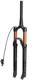 Lloow Mountain Bike Fork Lloow Fork Mountain Bike Suspension Fork 26 27.5 29 Inch, With Expander Plug, Mtb Air Forks, Bicycle Accessories Cycling Suspensions, Tapered Remote, 27.5 inch