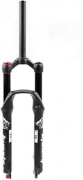 Lloow Spares Lloow Mountain bike air fork mountain bike 26 / 27, 5 / 29 inch front forks, travel 160mm adjustment damping - black, Straight Manual, 29 inch
