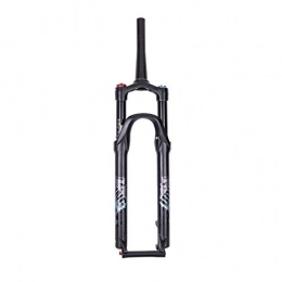 Lsqdwy Mountain Bike Fork Lsqdwy Magnesium Alloy Air Fork, Conical Tube 26, 27.5, 29 Inch Shoulder Control Quick ReleaseDamping Mountain Bike Suspension Fork Bike Front Fork (Size : 27.5Inchs)