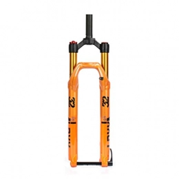 Lsqdwy Mountain Bike Fork Lsqdwy Mountain Bike Barrel Axle Front Fork, Bicycle Front Fork 27.5, 29 Inch Straight Pipe Bicycle Front Fork Damping Air Shock Travel 100mm Quick Release Disc Brake Air Pressure Bicycle Forks