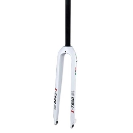LSRRYD Spares LSRRYD 26 27.5 29'' Carbon Rigid Rigid Forks Disc Brake Mountain Bike Front Fork MTB Fork QR 9mm 1-1 / 8'' Threadless 535g (Color : White, Size : 29'')