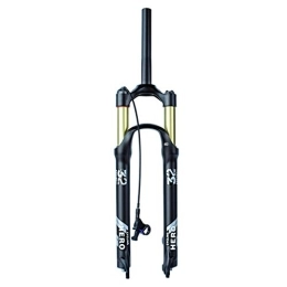 LSRRYD Mountain Bike Fork LSRRYD 26 / 27.5 / 29 Er Bicycle Fork Travel 100mm MTB Air Suspension 1-1 / 8" Straight QR 9mm Manual Lockout XC AM Ultralight Mountain Bike Front Fork (Color : Straight RL, Size : 26in)