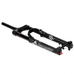 LSRRYD Mountain Bike Fork LSRRYD Mountain Bike Fork 27.5 29 Inch Damping Adjustment DH AM MTB Travel 160mm Bicycle Air Fork Cone 1-1 / 2" MTB Disc Brake Thru Axle 15 * 110mm (Color : Black, Size : 27.5inch)