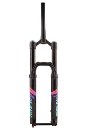 LSRRYD Mountain Bike Fork LSRRYD MTB Downhill Fork 27.5 / 29 Inch Bicycle Air Suspension DH Rebound Damping Disc Brake Cone Tube 1-1 / 2" HL Travel 115mm Thru Axle 15x110mm (Color : Black, Size : 29in)
