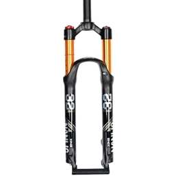 LSRRYD Mountain Bike Fork LSRRYD MTB Suspension Fork 26 / 27.5 / 29 Inch 28.6mm Straight Tube Air Spring Front Fork QR 9mm Travel 100mm Mountain Bike Fork Manual / Remote Lockout XC AM Bicycle Forks (Lockout : Manual, Size : 26'')