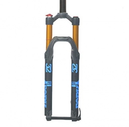 LTH-GD Mountain Bike Fork LTH-GD Bike Suspension Forks Stroke140mm Mountain Bike Fork 27.5 29er MTB Suspension Bicycle Plug Air Resillience Performance Tapered Steerer and Straight Steerer Front Fork (Color : MULTI)