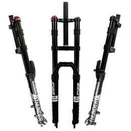 LUXXA Mountain Bike Fork LUXXA Mountain bike fork, with adjustable damping system, suitable for mountain bike / XC / ATV, Argent-29