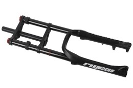 LUXXA Spares LUXXA Mountain bike fork, with adjustable damping system, suitable for mountain bike / XC / ATV, Noir-20inch