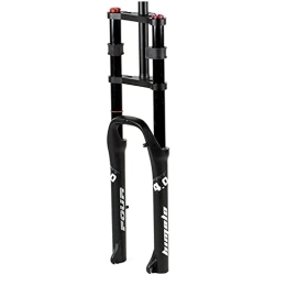 LUXXA Spares LUXXA Mountain bike fork, with adjustable damping system, suitable for mountain bike / XC / ATV, Noir