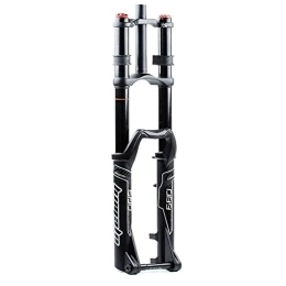 LUXXA Spares LUXXA Mountain bike fork, with adjustable damping system, suitable for mountain bike / XC / ATV, Noir-29in