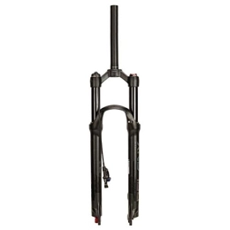 LvTu Mountain Bike Fork LvTu 26 / 27.5 / 29 Air MTB Suspension Fork, Straight / Tapered Tube QR 9mm Travel 120mm Mountain Bike Forks (Manual Lockout / Remote Lockout) (Color : B, Size : 29 inch)