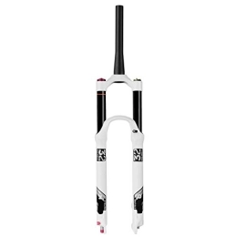 LvTu Spares LvTu 26 27.5 29 Inch Mountain Bike Suspension Fork, Magnesium Alloy 9mm QR MTB Bike Front Fork with Rebound Adjustment 140mm Travel (Color : Tapered Manual Lock, Size : 27.5 inch)
