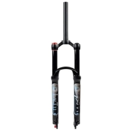 LvTu Spares LvTu Air Mountain Bike Forks 26 27.5 29 er Travel 160mm Downhill MTB Suspension Fork, Ultralight Alloy Shock Absorber - Black (Color : Straight Manual, Size : 29 inches)