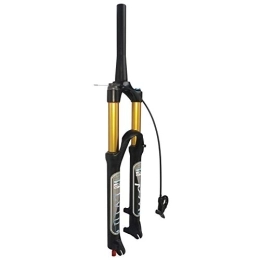 LvTu Spares LvTu Bicycle Air Fork Suspension 140mm Travel LVTU-WQ-006 Mountain Bike MTB Forks Adjustable Damping 26 / 27.5 / 29 (Color : Tapered Remote lockout, Size : 27.5")