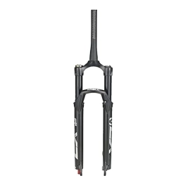 LvTu Mountain Bike Fork LvTu Mountain Bike Front Forks 26 27.5 29 Inch, 120mm Travel 1-1 / 8" Lightweight Disc Brake Bicycle Suspension Fork Air for 1.5-2.45" Tires (Color : Tapered Manual lockout, Size : 27.5inch)