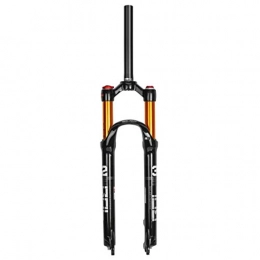 LvTu Mountain Bike Fork LvTu Mountain Bike MTB Fork 26 27.5 29 inch Suspension, Bicycle Air Fork 1-1 / 8, Ultralight Disc Brake Front Forks fit XC / AM / FR Cycling (Color : Straight Manual lockout, Size : 26 inch)