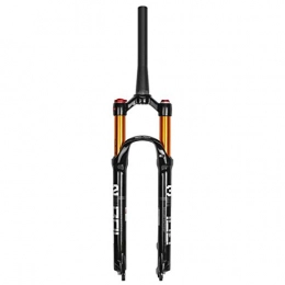 LvTu Spares LvTu Mountain Bike MTB Fork 26 27.5 29 inch Suspension, Bicycle Air Fork 1-1 / 8, Ultralight Disc Brake Front Forks fit XC / AM / FR Cycling (Color : Tapered Manual lockout, Size : 26 inch)