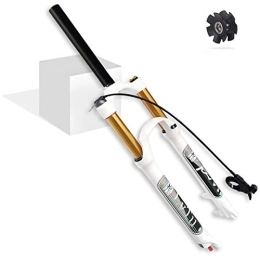 LvTu Spares LvTu Mountain Bike Suspension Fork 26 27.5 29 inch Disc Brake 140mm Travel Bicycle Front Forks 1-1 / 8" with Rebound Adjustment (Size : Tapered Remote 27.5)
