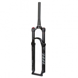 LvTu Mountain Bike Fork LvTu MXFK-01 Mountain Bike Front Fork Suspension 26 27.5 29 Inch, Downhill Cycling MTB Shock Absorber Air Fork - Black (Color : Tapered Manual lockout, Size : 26 inch)